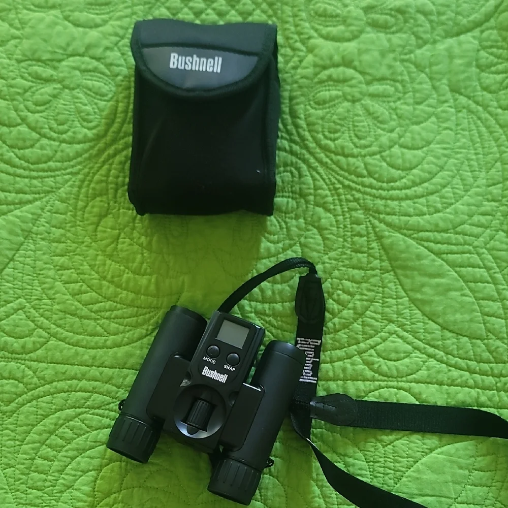 Black Binoculars with Case
